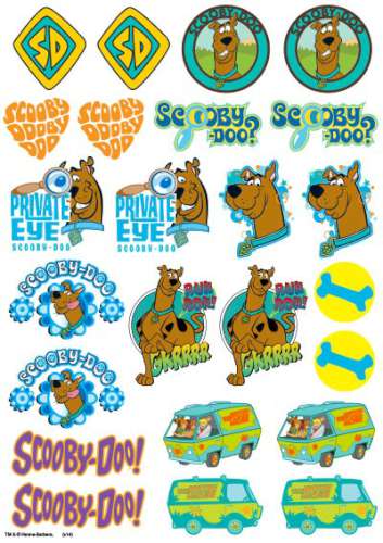 Scooby Doo Edible Icing Character Icon Sheet - Click Image to Close